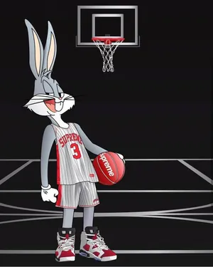 Cartoon Nba Players Bugs Bunny Wallpaper