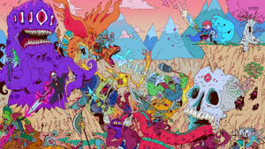 Cartoon Network Characters Adventure Time Gang Wallpaper