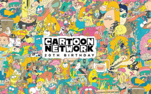 Cartoon Network Colorful Collage Wallpaper