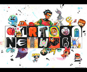 Cartoon Network Digital Illustration Wallpaper