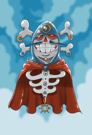 Cartoon Pirate Skeleton Wallpaper