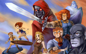 Cartoon Thundercats Characters Wallpaper