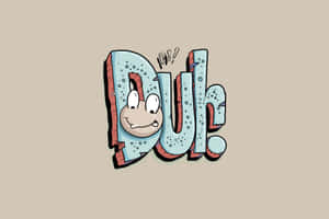 Cartoonish Duh Expression Wallpaper