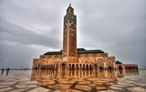 Casablanca Morocco Mosque Wallpaper