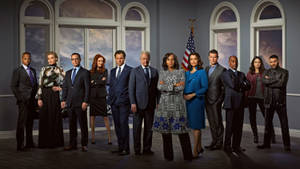 Cast Of Scandal Outside The Presidential Palace Wallpaper