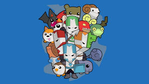 Castle Crashers Knights Animal Orbs Wallpaper