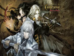 Castlevania Soma Alucard Shanoa Wallpaper