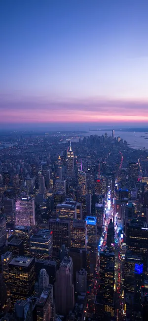 Catch A Beautiful City Sunset With Your Iphone. Wallpaper