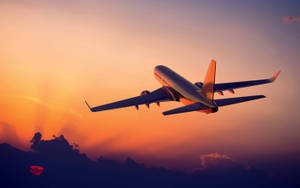 'catch The Last Light Of Day On The Back Of A Passing Plane' Wallpaper
