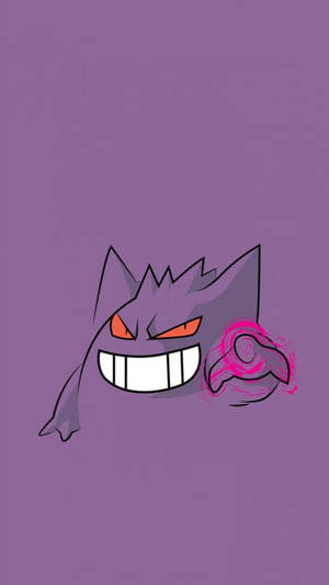 Catching Legendary Pokémon Gengar Wallpaper