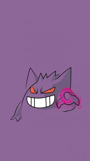 Catching Legendary Pokémon Gengar Wallpaper