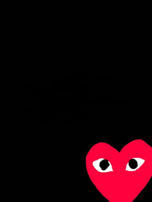 Cdg Play Corner Heart Wallpaper