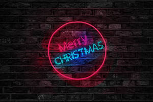 Celebrate Christmas With A Cheerful Glow Wallpaper