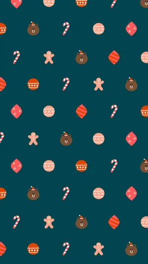“celebrate Christmas With This Cute And Simple Decoration” Wallpaper