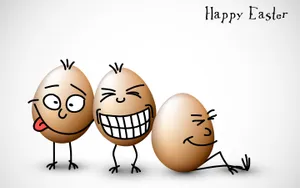 ācelebrate Easter In Style With This Cute And Happy Easter Image!ā Wallpaper