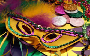 Celebrate “fat Tuesday” At Mardi Gras Wallpaper