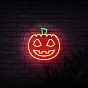 Celebrate Halloween With Neon Lights! Wallpaper