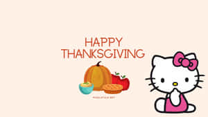 Celebrate Thanksgiving With Hello Kitty! Wallpaper