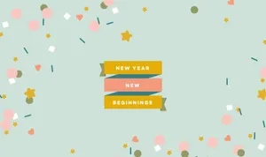 Celebrate The Coming Of A New Year In Style. Wallpaper