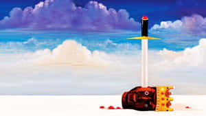 Celebrate The Creative Life Through Kanye West's My Beautiful Dark Twisted Fantasy Album. Wallpaper