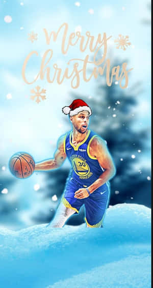 Celebrate The Holiday Season With The Best Of Nba Basketball Wallpaper
