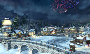 Celebrate The Holiday Season With This Festive Christmas Widescreen! Wallpaper