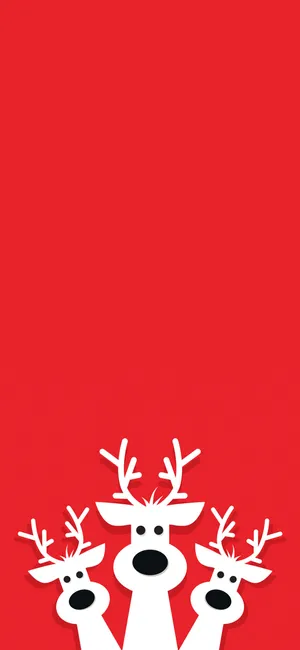 Celebrate The Holidays With This Red Christmas Iphone Wallpaper