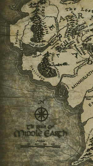 Celebrate The Minimalist Lord Of The Rings With This Epic Wallpaper. Wallpaper