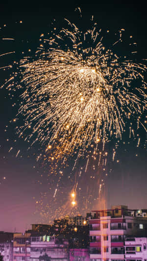 Celebrate The New Year With Aesthetic Joy! Wallpaper