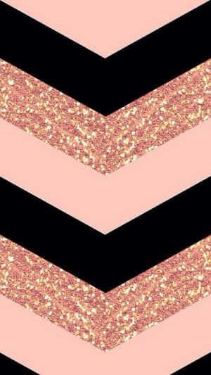 Celebrate The True Beauty Of Nature With These Heavenly Pink And Gold Blossoms. Wallpaper