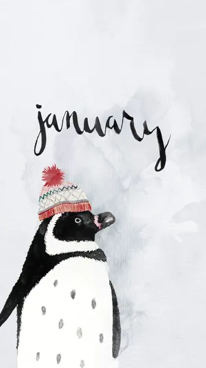 Celebrate With Cute January Wallpaper