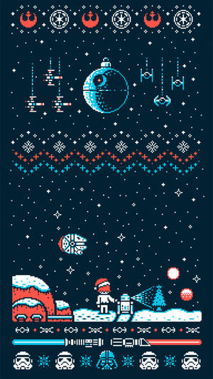 Celebrate Your Intergalactic Holiday This Year With A Star Wars Christmas Wallpaper
