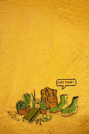 Celebrate Your Unique Self With A Vibrant Art Hoe Aesthetic Wallpaper