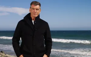 Celebrated Actor Pierce Brosnan Wallpaper