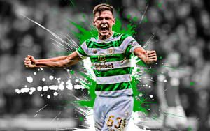 Celebrating Kieran Tierney Fan Edit Wallpaper