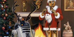 Celebrating The Force Of Christmas! Wallpaper