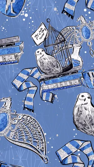 Celebrating The Ravenclaw House Of Harry Potter Wallpaper