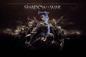 Celebrimbor Wielding Axe In Shadow Of War Wallpaper