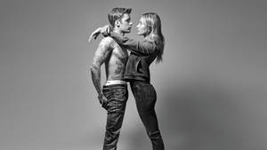 Celebrity Couple For Calvin Klein Wallpaper