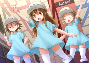 Cells At Work Platelet Team Wallpaper