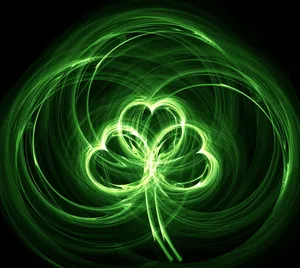 Celtic Irish Cloverleaf Wallpaper