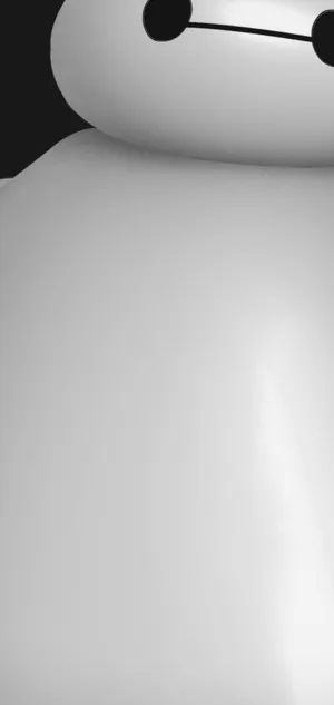 Center Punch Hole Baymax Wallpaper