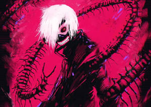 Centipede Tokyo Ghoul Ken Kaneki Red Aesthetic Wallpaper