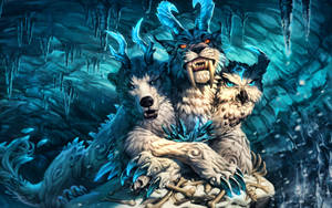 Cerberus Ice Cave Wallpaper