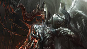 Chained Diablo Monster Wallpaper