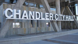 Chandler City Hall Signage Wallpaper