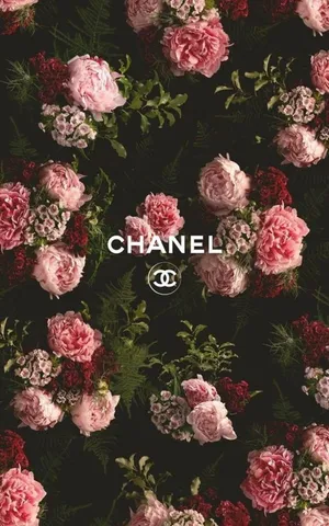 Chanel Girly Roses Wallpaper