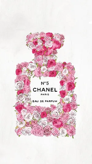 Chanel No. 5 Girly Wallpaper