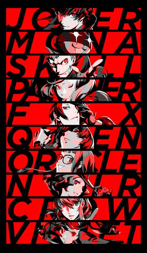 Character Personas Persona 5 Phone Wallpaper
