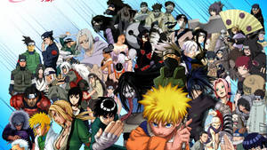 Characters Of The Popular Series 'naruto' Wallpaper
